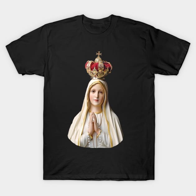 Our Lady of Fatima 2 T-Shirt by Brasilia Catholic